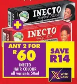 Shoprite Inecto hair colour offer