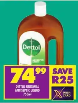 Shoprite Dettol original antiseptic liquid offer