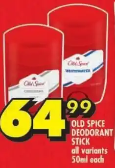 Shoprite Old spice deodorant stick offer