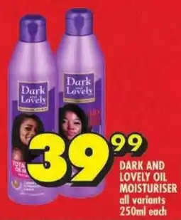 Shoprite Dark and lovely oil moisturiser offer