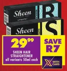 Shoprite Sheen hair straightener offer