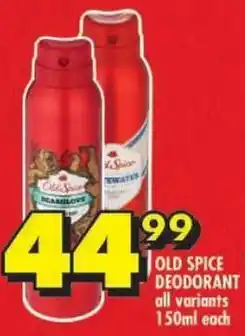 Shoprite Old spice deodorant offer