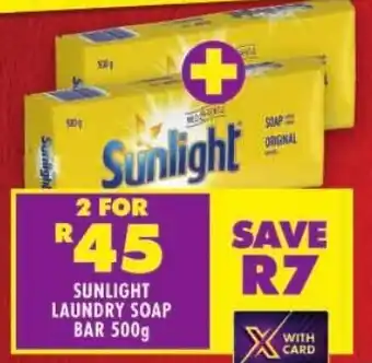 Shoprite Sunlight laundry soap bar offer
