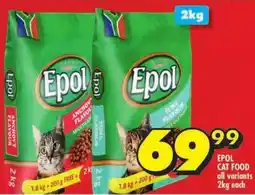 Shoprite Epol cat food offer