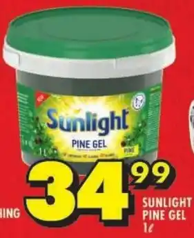 Shoprite Sunlight pine gel offer