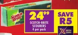 Shoprite Scotch-brite scourers offer