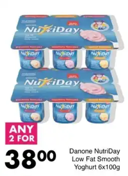 Save Hyper Danone NutriDay Low Fat Smooth Yoghurt offer