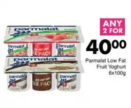 Save Hyper Parmalat Low Fat Fruit Yoghurt offer