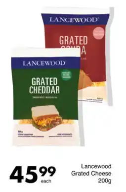 Save Hyper Lancewood Grated Cheese offer