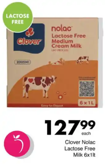 Save Hyper Clover Nolac Lactose Free Milk offer