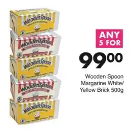 Save Hyper Wooden Spoon Margarine White/ Yellow Brick offer