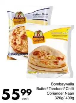 Save Hyper Bombaywalla Butter/ Tandoori/ Chilli Coriander Naan offer