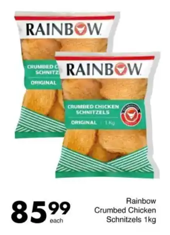 Save Hyper Rainbow Crumbed Chicken Schnitzels offer