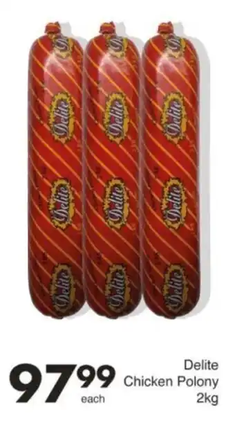 Save Hyper Delite Chicken Polony offer