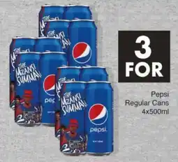 Save Hyper Pepsi Regular Cans offer