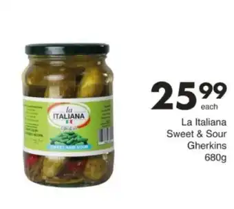 Save Hyper La Italiana Sweet & Sour Gherkins offer