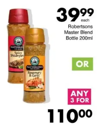 Save Hyper Robertsons Master Blend Bottle offer