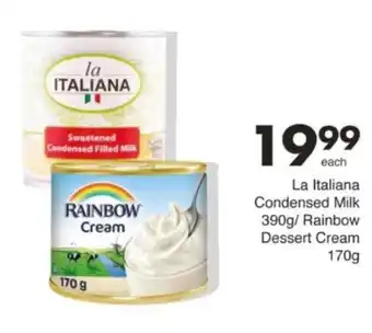 Save Hyper La Italiana Condensed Milk/ Rainbow Dessert Cream offer
