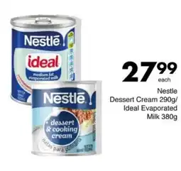 Save Hyper Nestle Dessert Cream/ Ideal Evaporated Milk offer