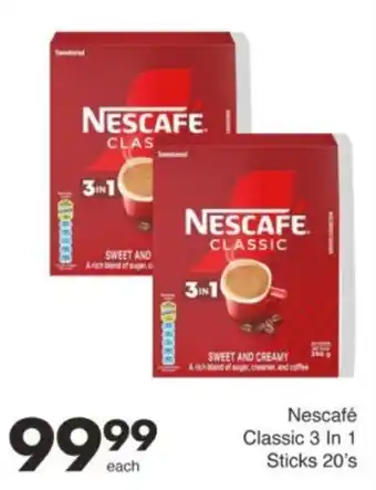 Save Hyper Nescafé Classic 3 In 1 Sticks offer