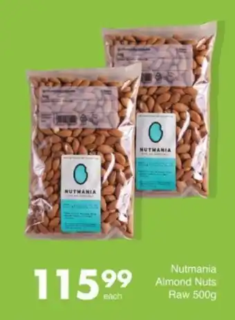 Save Hyper Nutmania Almond Nuts Raw offer