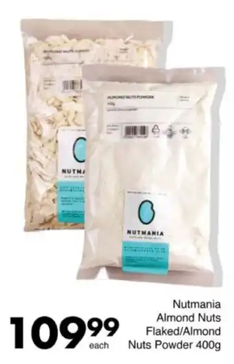 Save Hyper Nutmania Almond Nuts Flaked/ Almond Nuts Powder offer