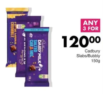Save Hyper Cadbury Slabs/ Bubbly offer