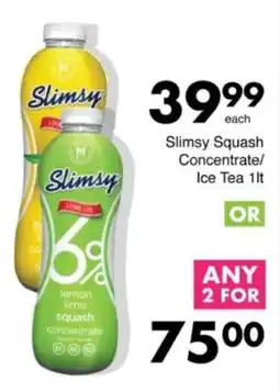 Save Hyper Slimsy Squash Concentrate/ Ice Tea offer