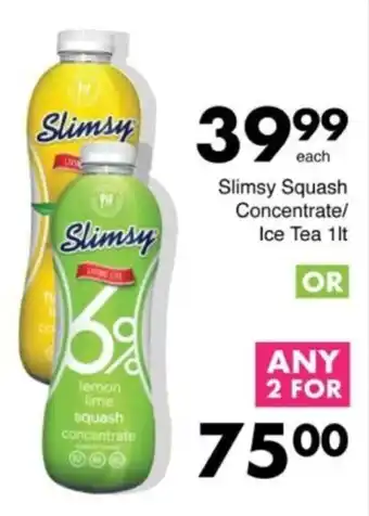 Save Hyper Slimsy Squash Concentrate/ Ice Tea offer