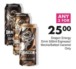 Save Hyper Dragon Energy Drink Espresso/ Mocha/ Salted Caramel Only offer