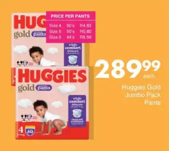 Save Hyper Huggies Gold Jumbo Pack Pants offer