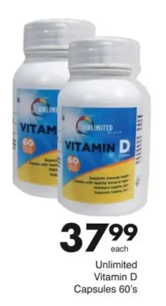 Save Hyper Unlimited Vitamin D Capsules offer