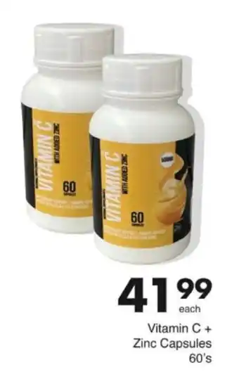Save Hyper Vitamin C + Zinc Capsules offer
