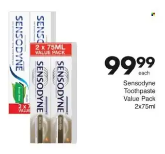 Save Hyper Sensodyne Toothpaste Value Pack offer