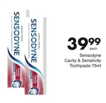 Save Hyper Sensodyne Cavity & Sensitivity Toothpaste offer