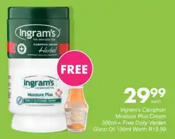 Save Hyper Ingram's Camphor/ Moisture Plus Cream offer