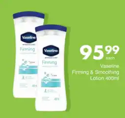 Save Hyper Vaseline Firming & Smoothing Lotion offer
