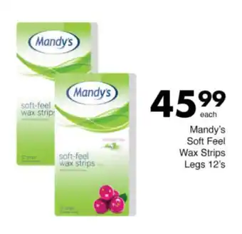 Save Hyper Mandy's Soft Feel Wax Strips Legs offer