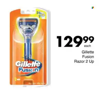 Save Hyper Gillette Fusion Razor 2 Up offer