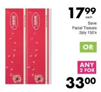 Save Hyper Save Facial Tissues 2ply offer