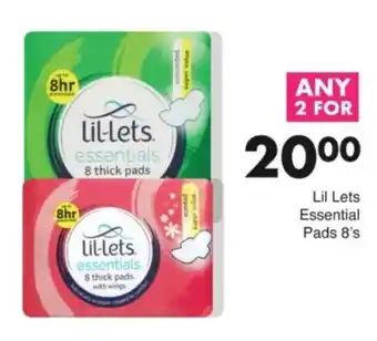 Save Hyper Lil Lets Essential Pads offer