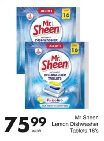 Save Hyper Mr Sheen Lemon Dishwasher Tablets offer