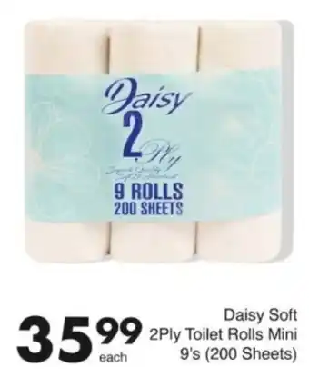 Save Hyper Daisy Soft 2Ply Toilet Rolls Mini offer