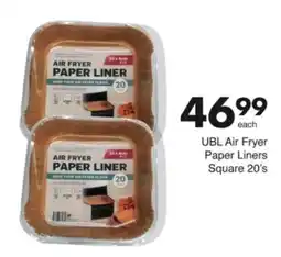 Save Hyper UBL Air Fryer Paper Liners Square offer