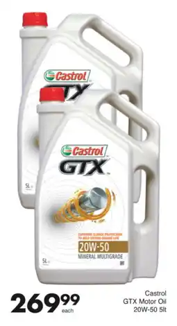 Save Hyper Castrol GTX Motor Oil 20W-50 offer