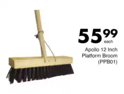 Save Hyper Apollo 12 Inch Platform Broom offer