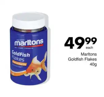 Save Hyper Marltons Goldfish Flakes offer