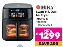 Game Milex Swan Dual Air Fryer offer