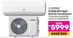 Game LOGIK 12 000 BTU Split Unit Air Conditioner offer