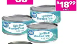 Game Great Value Shredded Tuna in Brine offer